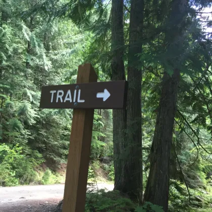 Trail sign