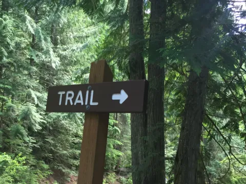 Trail sign